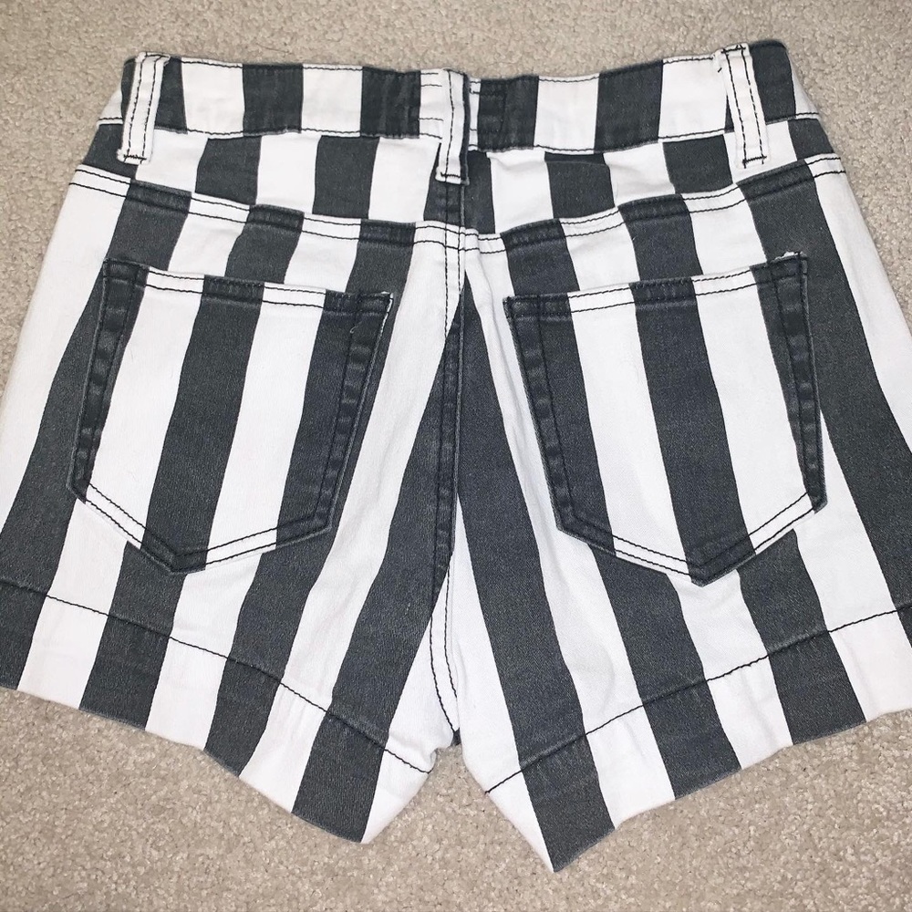 Black & White Shorts